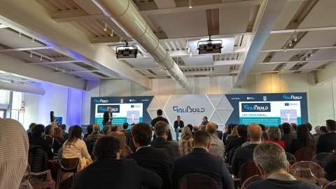 Presentación de LIFE Timber for All durante GaliBuild Meeting 2026 en Santiago de Compostela.