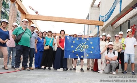 O proxecto LIFE Timber for All impulsa a transferencia de resultados na xornada técnica da Red Lignomad